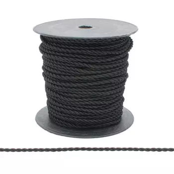 23-98-2 Шнур витой 2,5мм*50м вискоза ГР (60 черный)