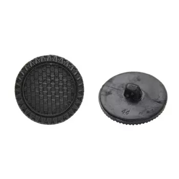 2410 Пуговица на ножке, 28 мм (310 черный)