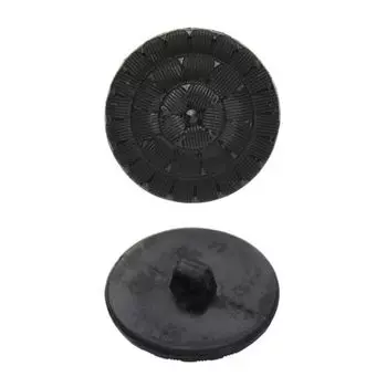 2416 Пуговица на ножке, 28 мм (310 черный)