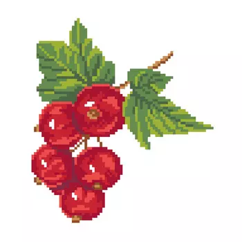 2464 Набор для вышивания 'Клюква' 22*22см