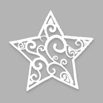 24-3 Заготовка из фоамирана 'Снежинка', 7х7 см, 10шт (белый)