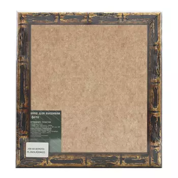 250 Рамка со стеклом 21,2*23,2см (20*22см) (10 золото)