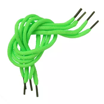 25387 Шнурки обувные для игрушек, 2,5мм*30см, 2 пары, зелёный
