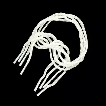 25390 Шнурки обувные для игрушек, 1,5см*30см, 2 пары, бел.