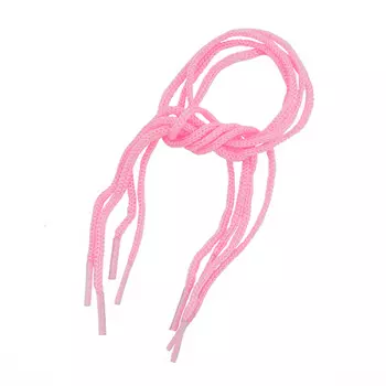 25391 Шнурки обувные для игрушек, 1,5см*30см, 2 пары, роз.