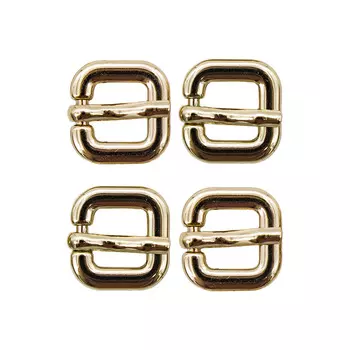 25411 Пряжка мини С3201, 11*11мм, золото, уп/4 шт.
