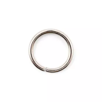 25600 Колечко 9мм одинарное, уп.10шт, цв.никель