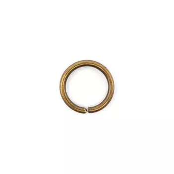 25601 Колечко 8мм одинарное, уп.14шт.,цв.бронза