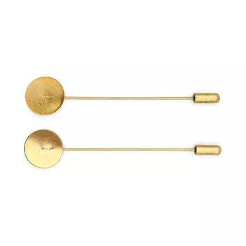 25841 Основа для шляпной булавки '001', уп.2шт, золото