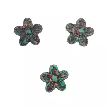 2600 Бусины декоративные, 15*8*2 мм, упак./3 шт., 'Астра'