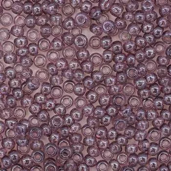 (26010) Бисер прозрачный блестящий 10/0, круг.отв., 50г, Preciosa