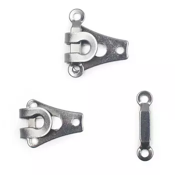 265223 Крючок для брюк и юбок с дугой (сталь) 9мм, черный цв. Prym