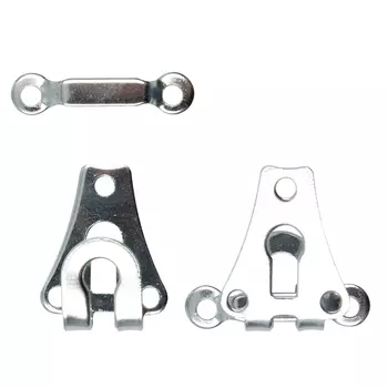 265227 Крючок для брюк и юбок с дугой (сталь) 9мм, серебристый цв. Prym