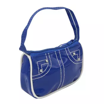 26891 Сумочка 72/02 лакированная, 100мм*60мм*20мм, цв. син.