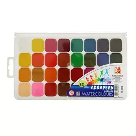26С 1579-08 Акварель 'Классика' 32 цв.б/к (европодвес)