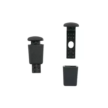 27102-Н Наконечник 17*11мм, ПП,4шт пластик Hobby&amp;PRO (черный)