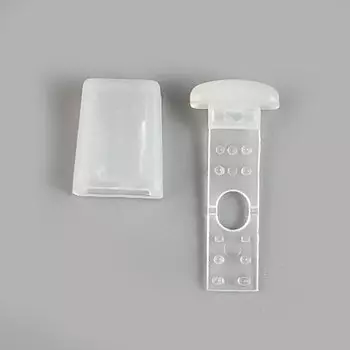 27102-Н Наконечник 17*11мм, пластик, упак(4шт) Hobby&amp;Pro (прозрачный)