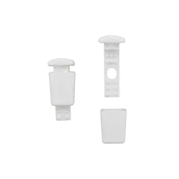 27102-Н Наконечник 17*11мм, ПП,4шт пластик Hobby&amp;PRO (кипенно-белый)