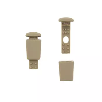 27102-Н Наконечник 17*11мм, ПП,4шт пластик Hobby&amp;PRO (бежевый)