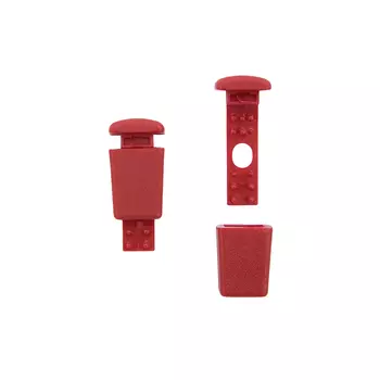 27102-Н Наконечник 17*11мм, ПП,4шт пластик Hobby&amp;PRO (красный)