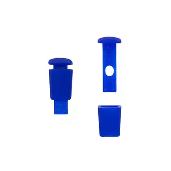 27102-Н Наконечник 17*11мм, пластик, упак(4шт) Hobby&amp;Pro (василек)