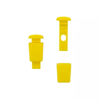 27102-Н Наконечник 17*11мм, ПП,4шт пластик Hobby&amp;PRO (желтый)