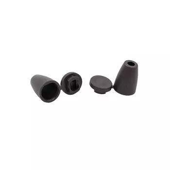 27106-Н Наконечник 'Колокол' d 6/9мм 14*11мм пластик, упак(4шт) Hobby&amp;Pro (коричневый)