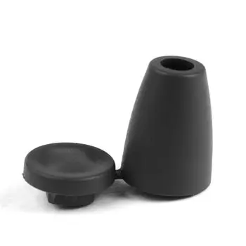 27106-Н Наконечник 'Колокол' d 6/9мм, 14*11мм, ПП,4шт пластик Hobby&amp;PRO (темно-серый)