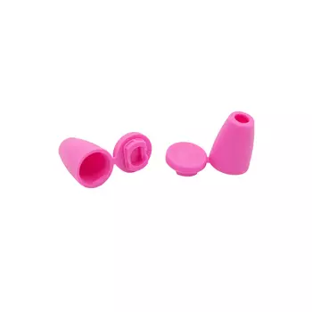 27106-Н Наконечник 'Колокол' d 6/9мм, 14*11мм, ПП,4шт пластик Hobby&amp;PRO (розовый)