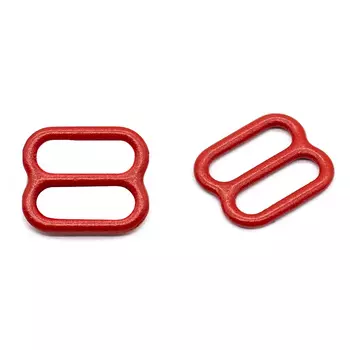 2819 Пряжка-регулятор для бюстгальтера 10мм, металл, Arta-F (100 красный)