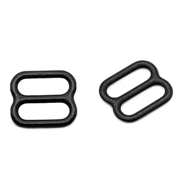 2819 Пряжка-регулятор для бюстгальтера 10мм, металл, Arta-F (170 черный)