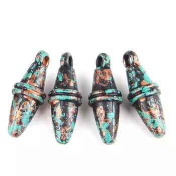 2823 Бусины декоративные, 15*6 мм, упак./105 шт., 'Астра'