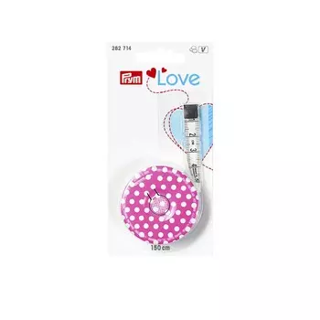 282714 Рулетка Prym Love розовая, яркая 150см Prym