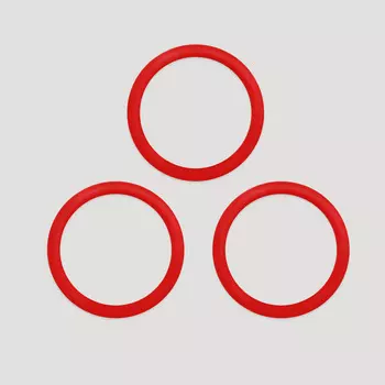 2831 Кольцо для бюстгальтера 14мм, металл, Arta-F (100 красный)