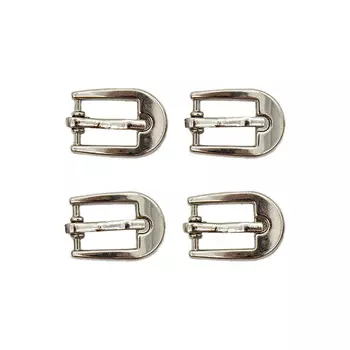 28395 Пряжка мини С3271, 12*17мм, серебро уп/4 шт.