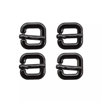 28397 Пряжка мини С3201, 11*11мм, т.никель, уп/4 шт.