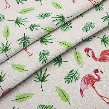 28494 Ткань 'ДЕКОР-10/05' с принтом, 50*50см +/-2см (50%лен,50%хлопок)