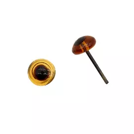 28649 Глазки 05 мм на метал.ножке, упак/8шт, цв.коричн.