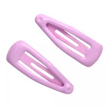 28807 Заколка мини метал. 9мм*25мм, уп/2 шт (сиреневый)