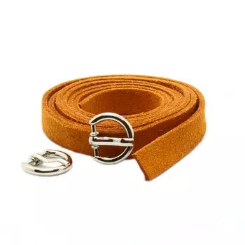 28856 Ремешок св.кор. из иск.замши 0,9см*0,8м.+ пряжка мини С3370 сер. упак/2 шт