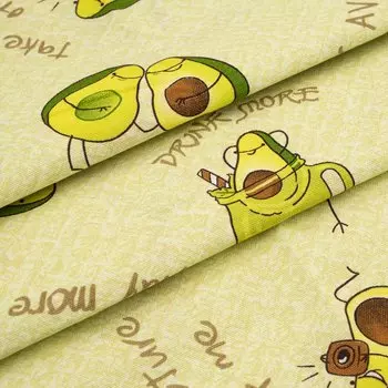 28920 Рогожка 'Авокадос ' 150см*200см, 100% хлопок