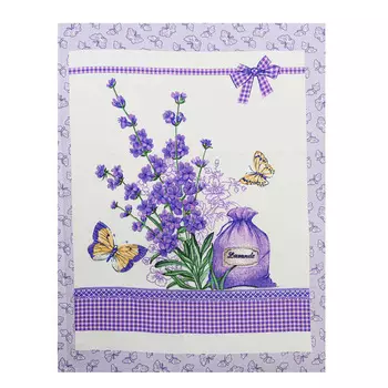 28948 Набор рогожка 'Сиреневая дымка' 3 купона *50*60см, 100% хлопок