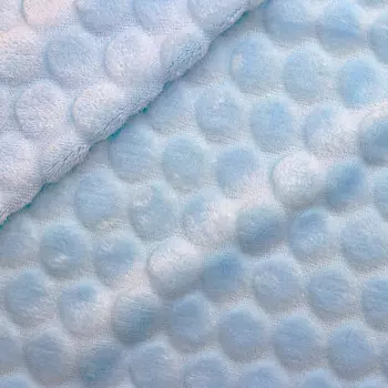 29485 Плюш Шарики (45см*50 см +- 2см) , ворс 2,5мм: плотность 250гр./м.кв (голубой)