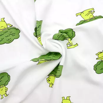 29548 Интерлок 'Брокколи' 100% х/б (пл.200-210г/м2 ) 45см*50см + -2см