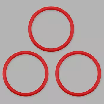 2976 Кольцо для бюстгальтера 18мм, металл, Arta-F (100 красный)