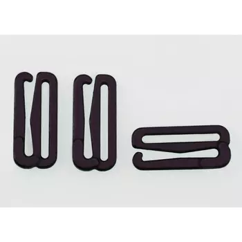 2989 Крючок для бюстгальтера 20мм, металл, Arta-F (076 сливовое вино)