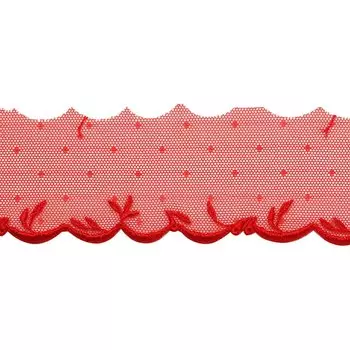 2.01-02P Кружево сетка 4см*12,75м (+/-1,25м) (красный)