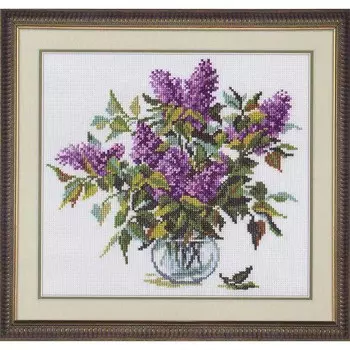 2-05 Набор для вышивания АЛИСА 'Букетик сирени' 21*21см