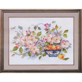 2-10 Набор для вышивания АЛИСА 'Яблоневый цвет' 29*21см