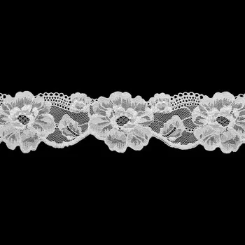 2.119P Кружево эластичное 6см*10м (белый)